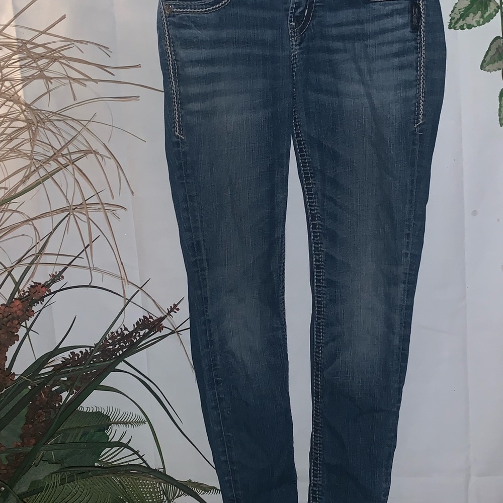 Silver jeans